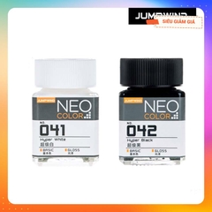 Sơn màu siêu trắng/đen Hyper JW041-JW042 Lacquer Neo Color 18ml Jumpwind  - Sơn Mô Hình