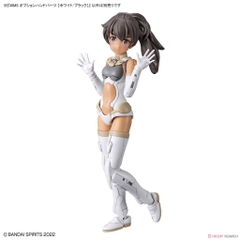 Mô hình lắp ráp 30MS OPTION HAND PARTS [ WHITE / BLACK ] Bandai 4573102633590
