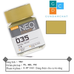Sơn gốc Lacquer màu cơ bản Neo Color Jumpwind JW025-JW038 - Sơn Mô Hình