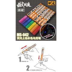 Bút tô Mô hình màu huỳnh quang MS042 (N1-7)