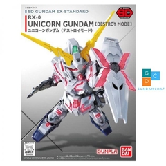 MÔ HÌNH SD GUNDAM EX-STANDARD 005 UNICORN GUNDAM (DESTROY MODE) Bandai 4573102579669