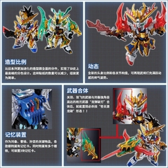 Mô hình lắp ráp SD Tam Quốc Gundam XUN YU STRIKE NOIR Bandai 25 Tuân Úc