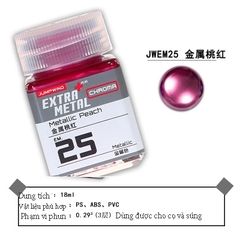 Sơn gốc dầu màu kim loại mới EM21-EM32 Extra Metal Chroma Jumpwind Color 18ml - Sơn Mô Hình