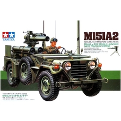 Mô hình lắp ráp xe quân sự Jeep Mỹ 1/35 SCALE U.S. M151A2 w/TOW LAUNCHER 35125 Tamiya - mô hình trưng bày, sa bàn