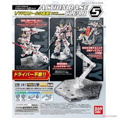 Giá trưng bày mô hình gundam  ACTION BASE 5 CLEAR 1/144 Bandai 4573102588166