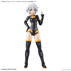 Mô hình lắp ráp 30MS OPTION HAND PARTS [ WHITE / BLACK ] Bandai 4573102633590