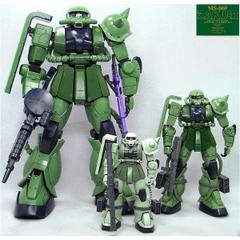 Mô hình lắp ráp PG MS-06F Zaku II Bandai