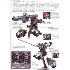 Mô hình lắp ráp HG Dom Test Type Bandai
