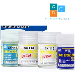 Sơn phủ bảo vệ hiệu ứng bóng/mờ topcoat chống xước GX SUPER CLEAR III UV CUT GX100 112 113 114 Mr hobby - Sơn Mô Hình