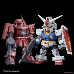 Mô hình lắp ráp SD CS RX-78-2 Gundam & MS-06S ZAKU II Bandai