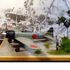 Mô hình lắp ráp máy bay quân sự 1/48 SCALE A6M3 type 32 Zero fighter 61025 TAMIYA - mô hình trưng bày, sa bàn