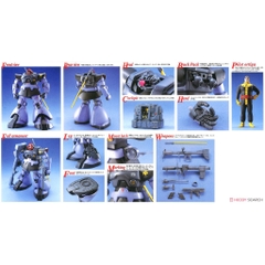 Mô hình lắp ráp MG 1/100 MS-09 Dom Bandai 4573102621719