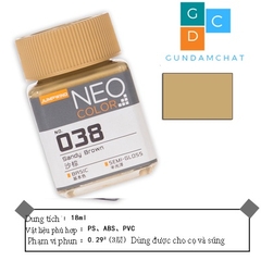 Sơn gốc dầu màu cơ bản Neo Color Jumpwind JW025-JW038 - Sơn Mô Hình