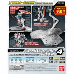 Giá trưng bày Gundam Action Base 4 Display HG RG MG trong suốt Bandai 4573102588142