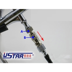 Phụ kiện dụng cụ đầu nối nhanh Airbrush Ustar 170178