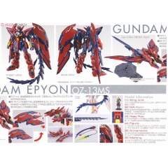 Mô hình lắp ráp MG OZ-13MS Gundam Epyon EW ver Bandai 4573102630421