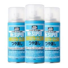 Sơn xịt phủ phẳng cao cấp Mr.SUPER SMOOTH CLEAR SPRAY Matt B-530