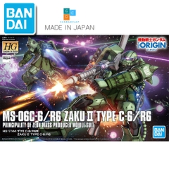 Mô Hình lắp ráp Gundam Bandai HG GTO ZAKU II TYPE C-6/ R6 ORIGIN - GDC 4573102575760