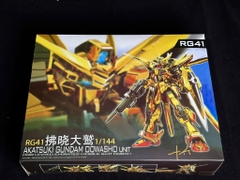 Mô Hình Lắp Ráp GaoGao RG41 1/144 Akatsuki Gundam Oowashi Unit ( mạ Vàng, tặng Base và Decal )