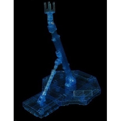 Đế trưng bày giá đỡ mô hình Gundam MG RG Base màu đen Trong suốt xanh