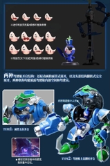 [Đang Về - Cọc 200 - Giá 550k] Mô Hình Lắp Ráp Bạo Liệt Vương FR3 V02 (Fruity Robo 3) Chính Hãng Yili Chuangwan - Robo Trái Cây