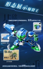 [Đang Về - Cọc 200 - Giá 550k] Mô Hình Lắp Ráp Bạo Liệt Vương FR3 V02 (Fruity Robo 3) Chính Hãng Yili Chuangwan - Robo Trái Cây