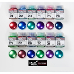 Sơn mô hình Extra Metal EM21-EM32 Metallic lacquer Chroma Jumpwind Color 18ml - Sơn Mô Hình