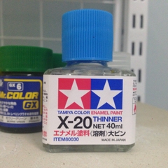Dung dịch pha sơn gốc dầu thinner Enamel X20 Tamiya 10ml-40ml 80030