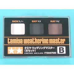 87080 Bộ TAMIYA WEATHERING MASTER B SET (SNOW/SOOT/RUST) - GDC