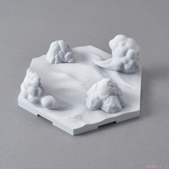 Mô hình lắp ráp giá đỡ trưng bày CUSTOMIZE SCENE BASE (SNOWFIELD Ver.) 03 Bandai 4573102595508