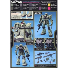 Mô hình lắp ráp MG MS-06F/J Zaku II One Year War 0079 Ver Bandai