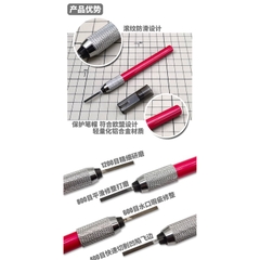 Chà nhám - dũa đầu kim loại kích thước nhỏ MS049 - dụng cụ mô hình
