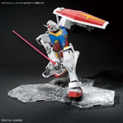 Giá trưng bày Gundam Action Base 4 Display HG RG MG trong suốt Bandai 4573102588142