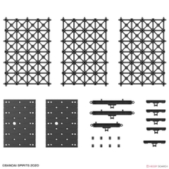 Đế trưng bày CUSTOMIZE SCENE BASE (TRUSS BASE Ver.) Bandai