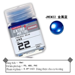 Sơn mô hình Extra Metal EM21-EM32 Metallic lacquer Chroma Jumpwind Color 18ml - Sơn Mô Hình