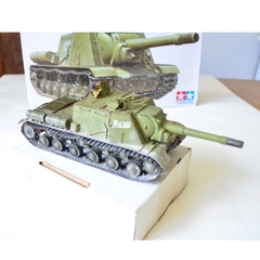 MÔ HÌNH RÁP XE TĂNG QUÂN SỰ NGA 1/35 SCALE RUSSIAN HEAVY SELF-PROPELLED JSU-152 TAMIYA 35303 - MÔ HÌNH TRƯNG BÀY, SA BÀN