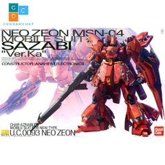 Mô hình Gundam MG MSN 04 Sazabi Ver.Ka bandai