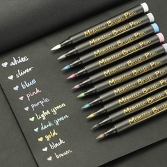 Bút kim loại màu nước metalic brush pen