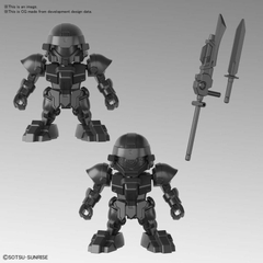 Mô hình SD binh lính Bug + Buduibing Set Gundam 28 Bandai Tam Quốc 4573102588562
