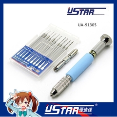 Máy khoan cầm tay UA-91305 + bộ mũi khoan Ustar