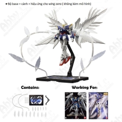 Bộ combo 3 món cánh effect đế cho MG Wing Zero