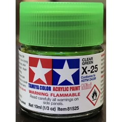 Sơn Acrylic (X21-X35) Tamiya Gốc Nước 10ml - GDC