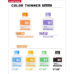 DUNG MÔI THINNER PHA SƠN- TẨY SƠN - LÀM KHÔ CHẬM - RỬA DỤNG CỤ 150ML- 500ML CT01-CT05 CT08 CT01P-CT07P JUMPWIND