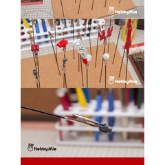 Bộ 20 cây kẹp cá sấu kim loại HM Hobby Mio - Dụng cụ sơn