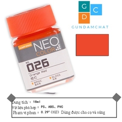 Sơn gốc dầu màu cơ bản Neo Color Jumpwind JW025-JW038 - Sơn Mô Hình