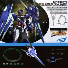 Bộ full saber cho mô hình gundam RG 00 Qant