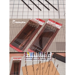Bộ 20 cây kẹp cá sấu kim loại HM Hobby Mio - Dụng cụ sơn