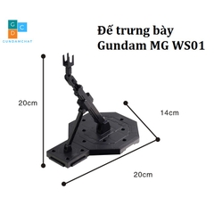 Đế Trưng Bày Gundam MG 1/100 WS01 - GDC