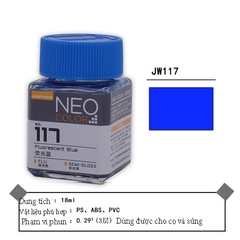 Sơn màu huỳnh quang Lacquer NEO COLOR JUMPWIND JW111-JW118 - Sơn Mô Hình