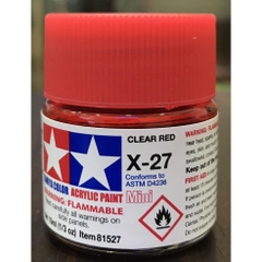 Sơn Acrylic (X21-X35) Tamiya Gốc Nước 10ml - GDC